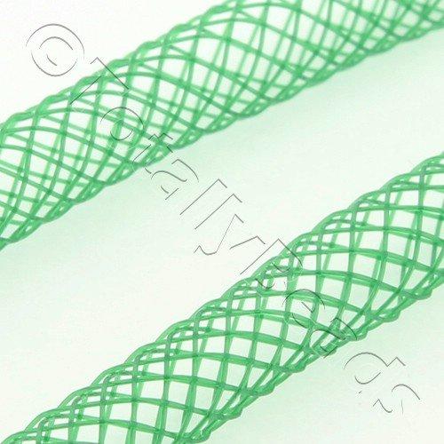 Nylon Mesh Tubing 4mm Green - 4m pack