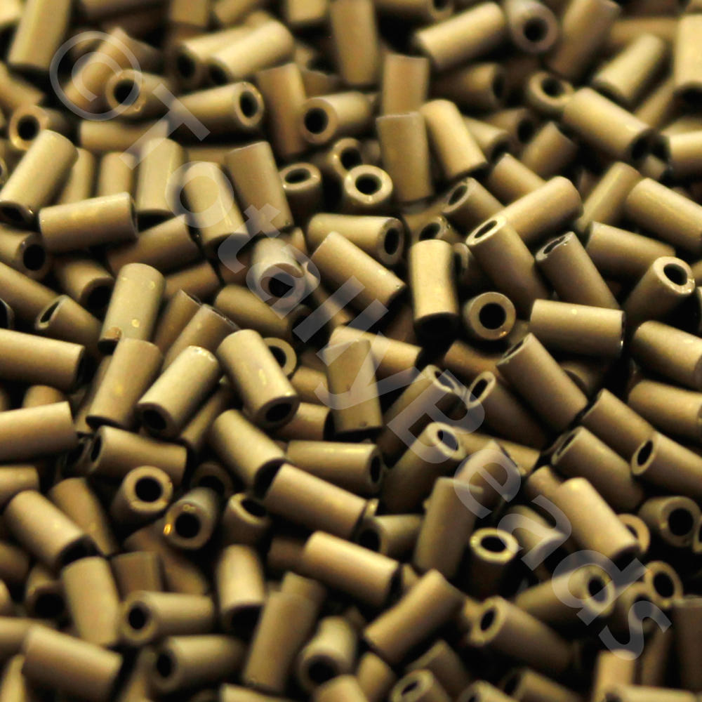 Toho 3mm Bugle Seed Beads 10g - Matt Dark Copper