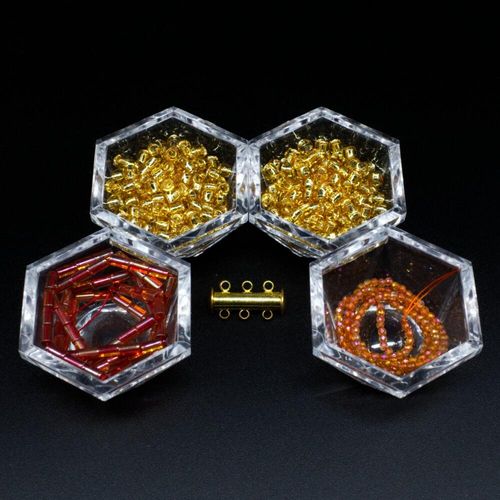 BC WK 24 Tubular Bracelet   Amber Gold 5mm for jewellery making