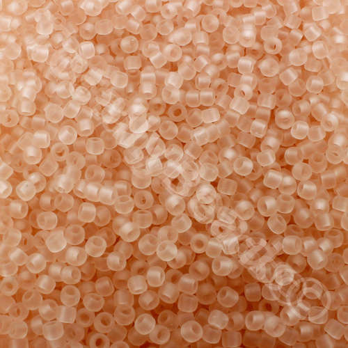 Toho Size 8 Seed Beads 10g -  Trans Frost Rosaline