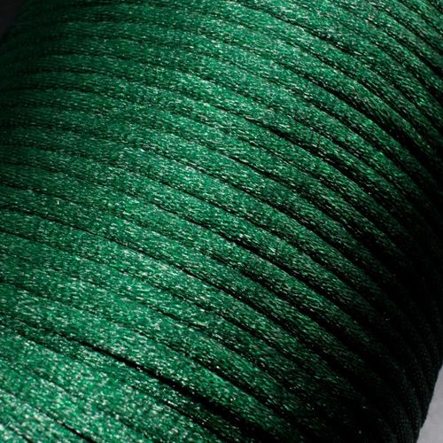 Rattail Cord 3mm 5 metres   Dark Green for jewellery making