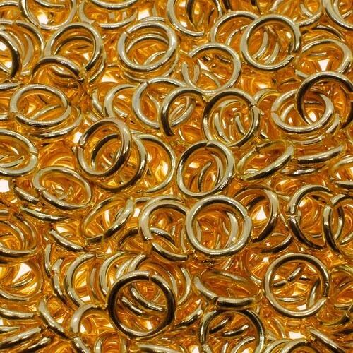 Jump Rings 5x1mm 170pcs   Gold Plated for jewellery making
