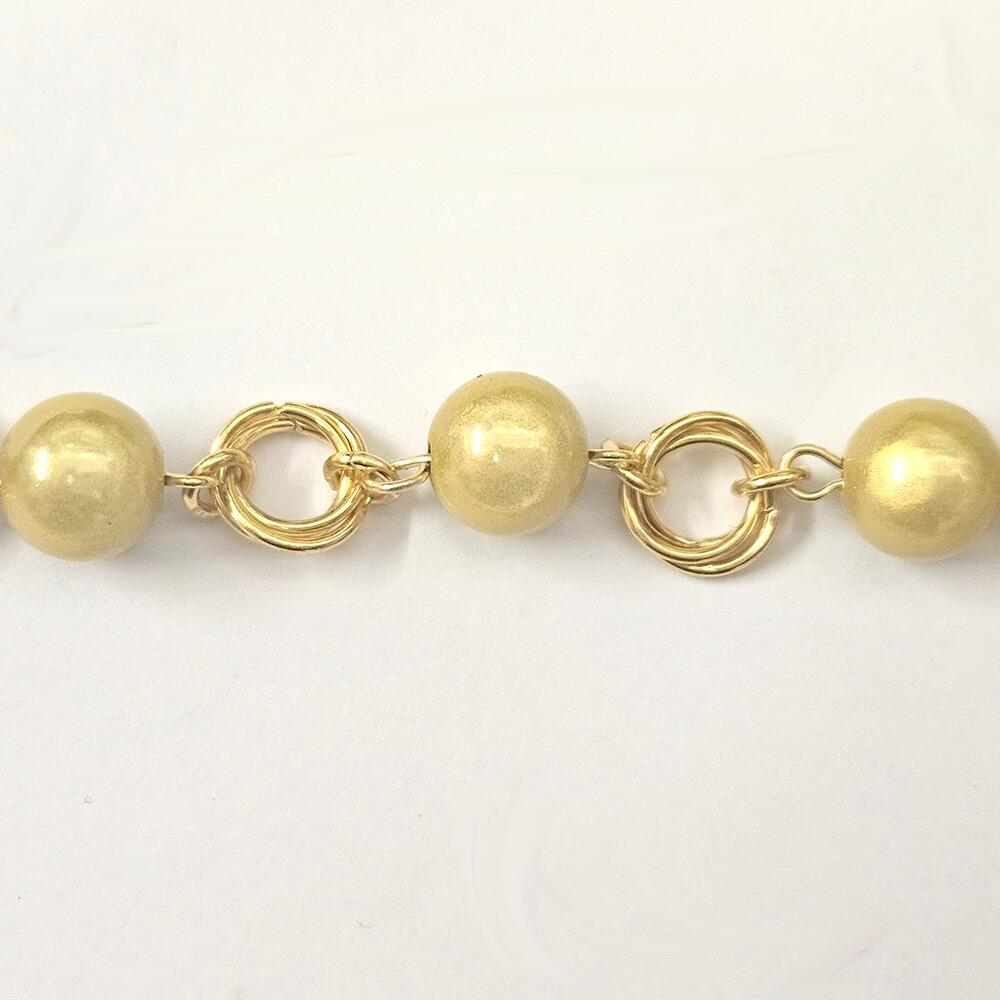 Mobious Miracle Jewellery gold & yellow jewelry making kit — DIY set with beads and instructions for creating handmade jewelry