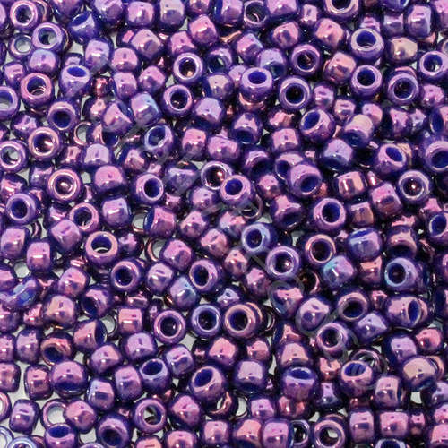 Toho Size 8 Seed Beads 10g -  Higher Metallic Grape