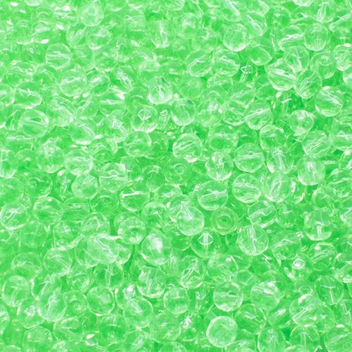 Faceted Round Glass Beads 4mm 600pcs   Green for jewellery making