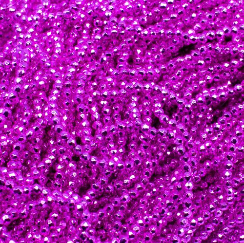 1.5mm crystal beads metallic magenta — faceted for jewelry making and beadwork