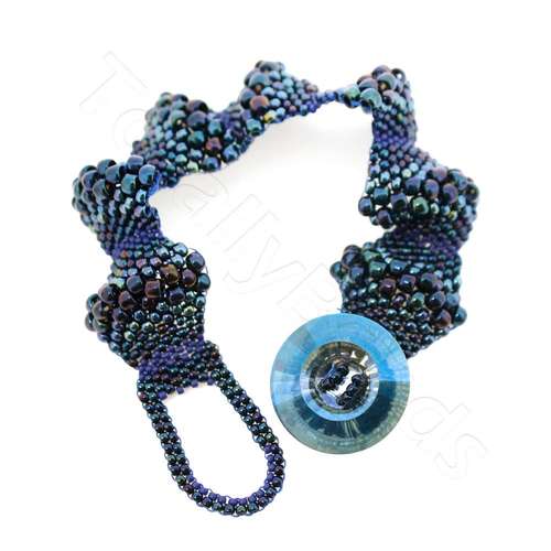 Peyote EC Bracelet Kit cosmos bracelet making kit — DIY set with beads and instructions for creating handmade jewelry