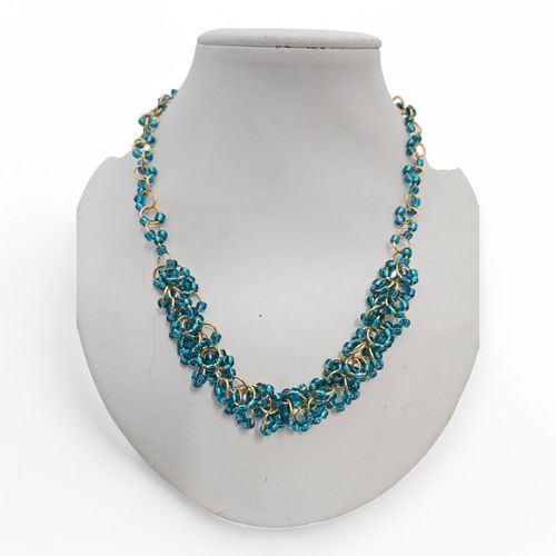 Shaggy Loop Jewellery turquoise jewelry making kit — DIY set with beads and instructions for creating handmade jewelry