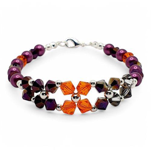 Bryony Bicone Bracelet Makes 5 mulberry bracelet making kit — DIY set with beads and instructions for creating handmade jewelry