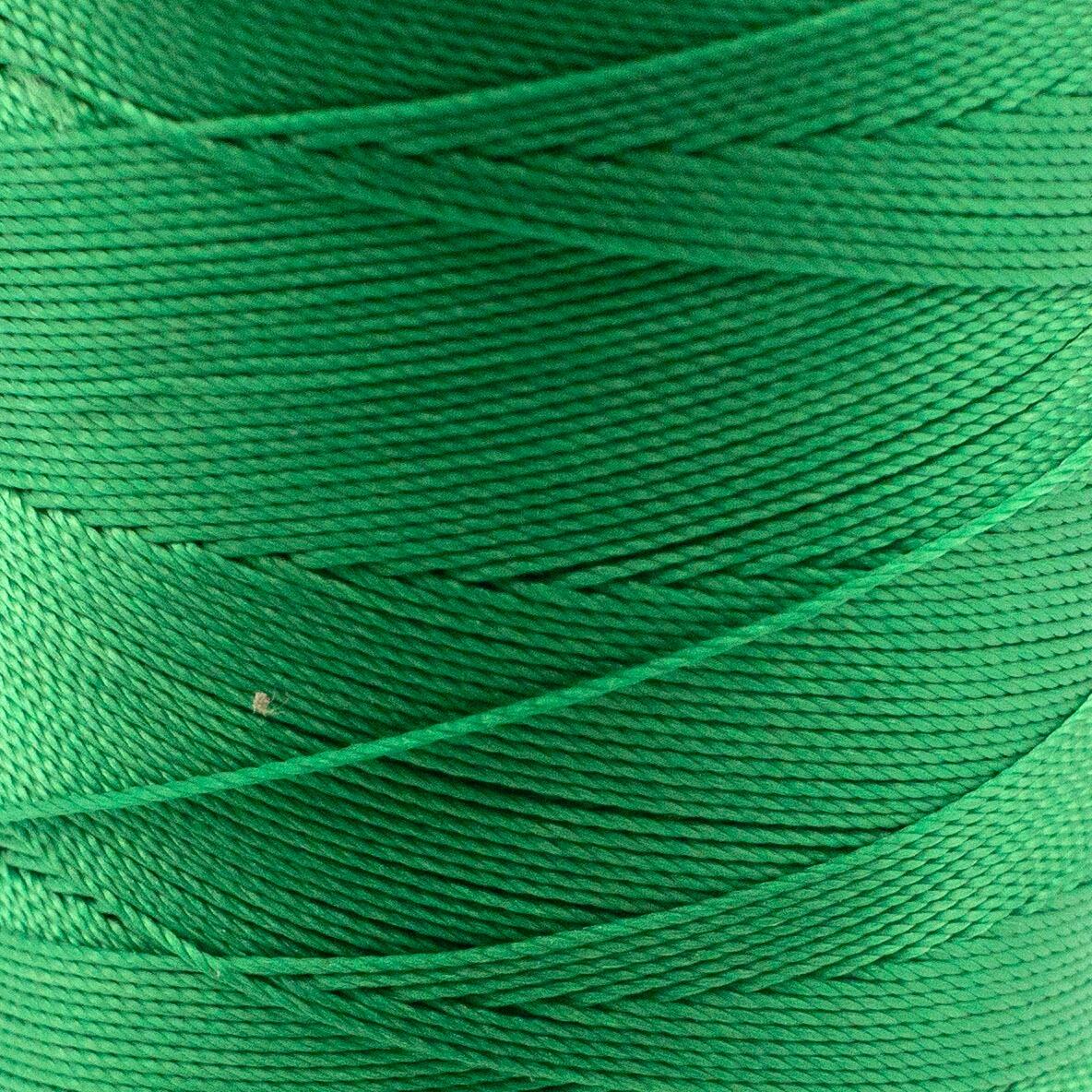 Micro Macrame Cord 6ply 0.2mm 9 metres   Green for jewellery making