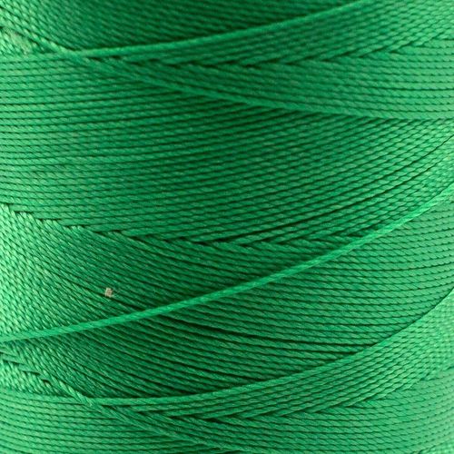 Micro Macrame Cord 6ply 0.2mm 9 metres   Green for jewellery making