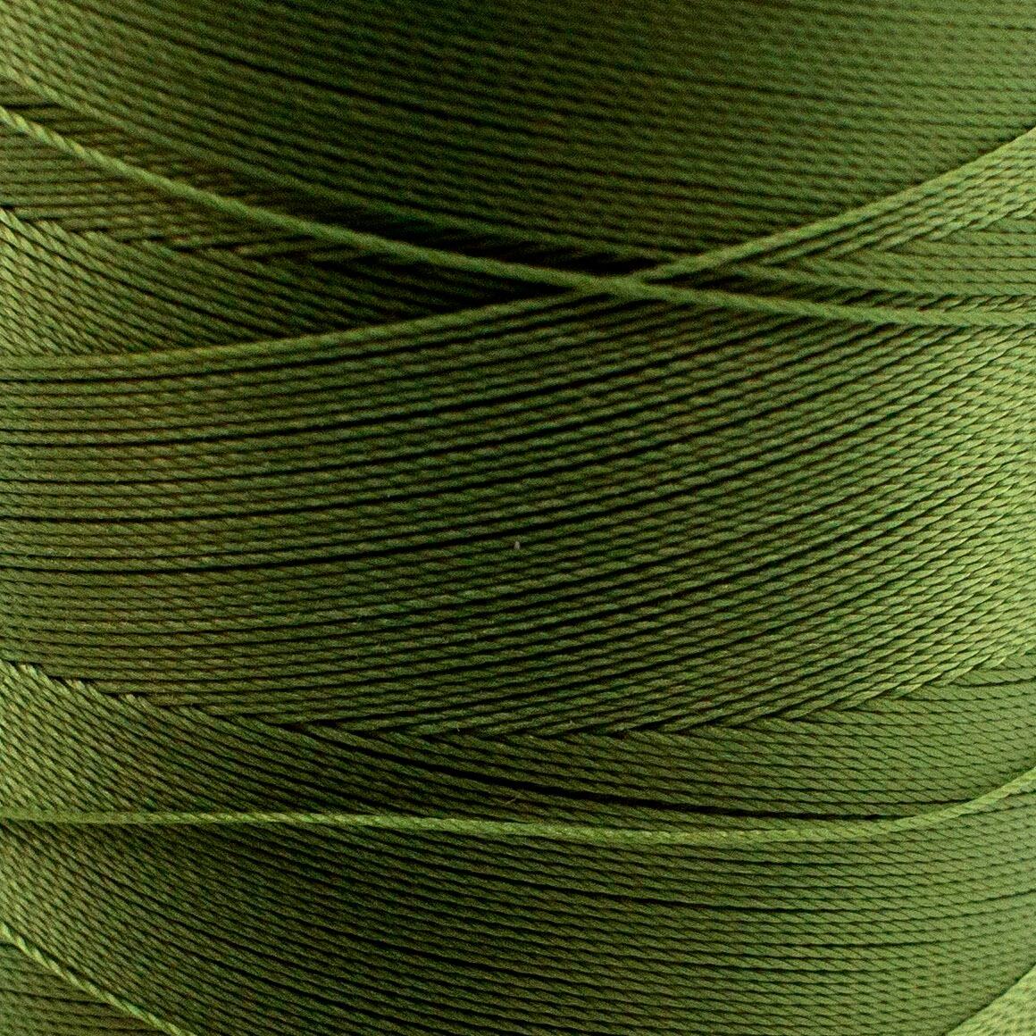Micro Macrame Cord 3ply 0.1mm 15 metres   Olive for jewellery making