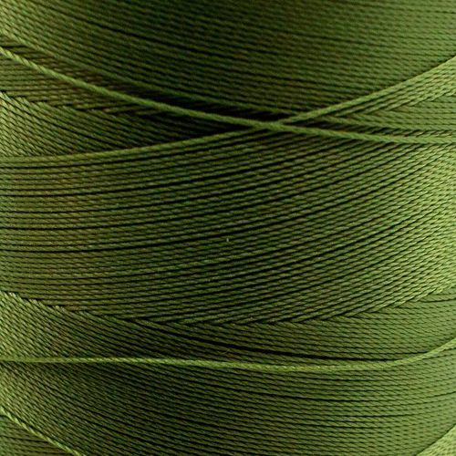 Micro Macrame Cord 3ply 0.1mm 15 metres   Olive for jewellery making