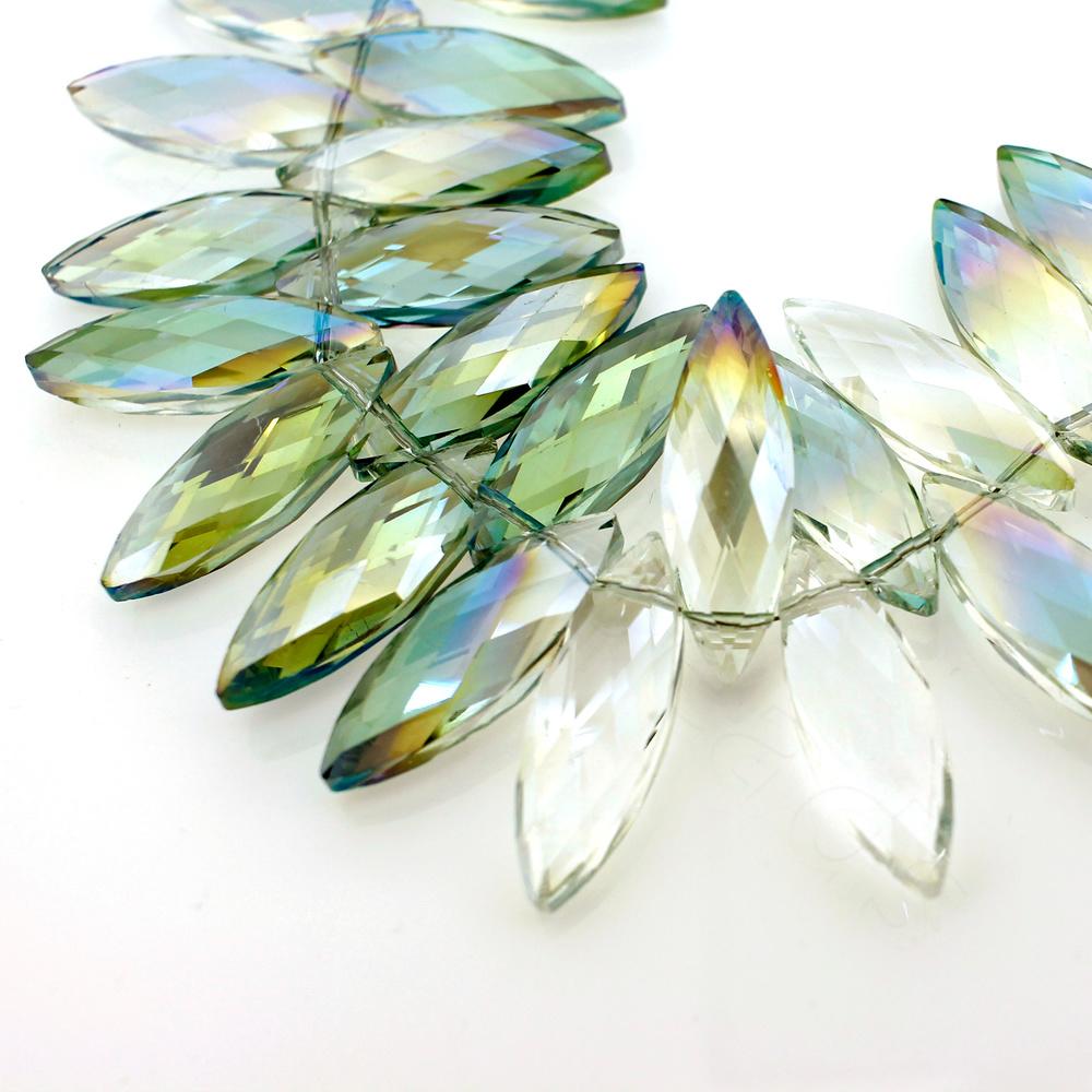 Crystal Eye Bead 30mm Clear Rainbow Craft, hobby & jewellery