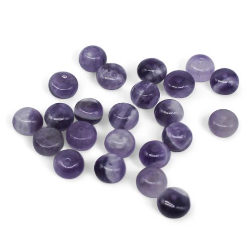 6mm resin druzy bead 8x6mm 20pcs — sparkling cabochon-style stone ideal for jewelry making, pendants, and craft designs