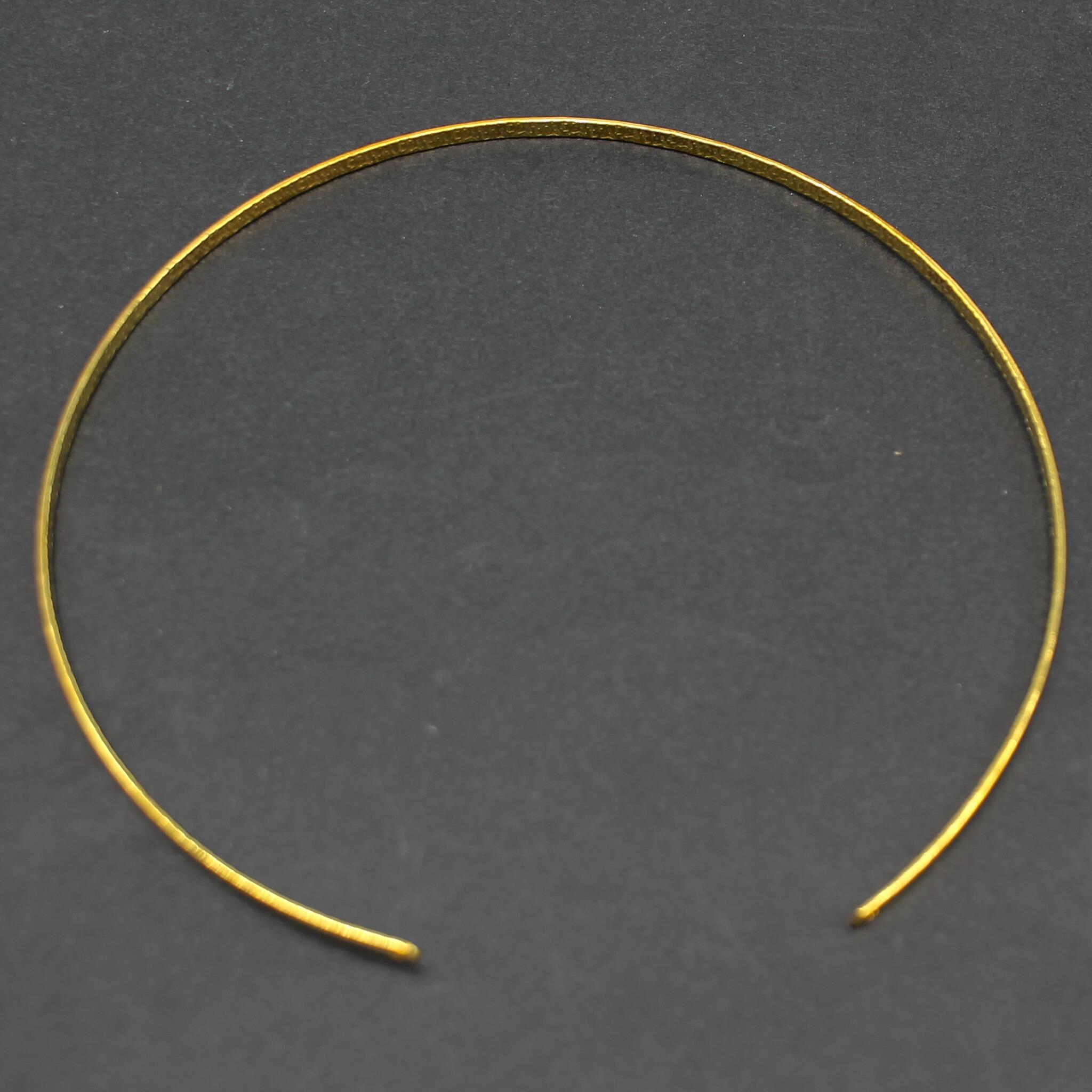 Tiari Band 3mm with pattern   Gold for jewellery making