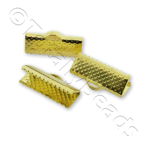 Crimp Connector 16mm - Gold Plated