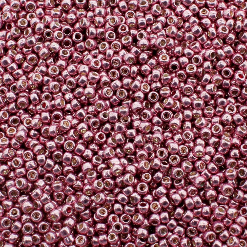 Toho Size 15 Seed Beads 5g - PF Galvanised Pink Lilac