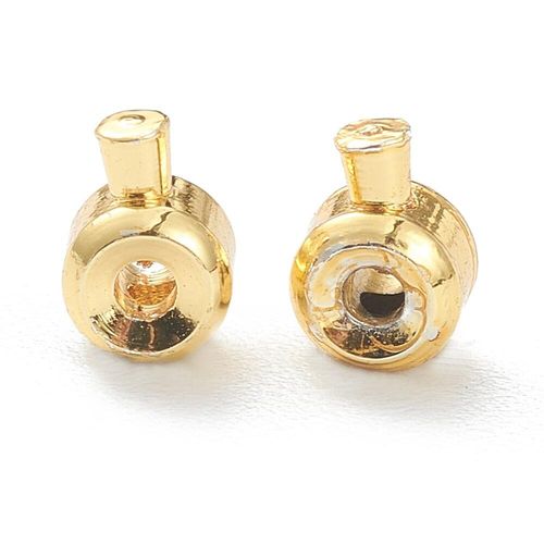 Crimp Stopper Rondelle Gold 4.5mm   6pcs for jewellery making
