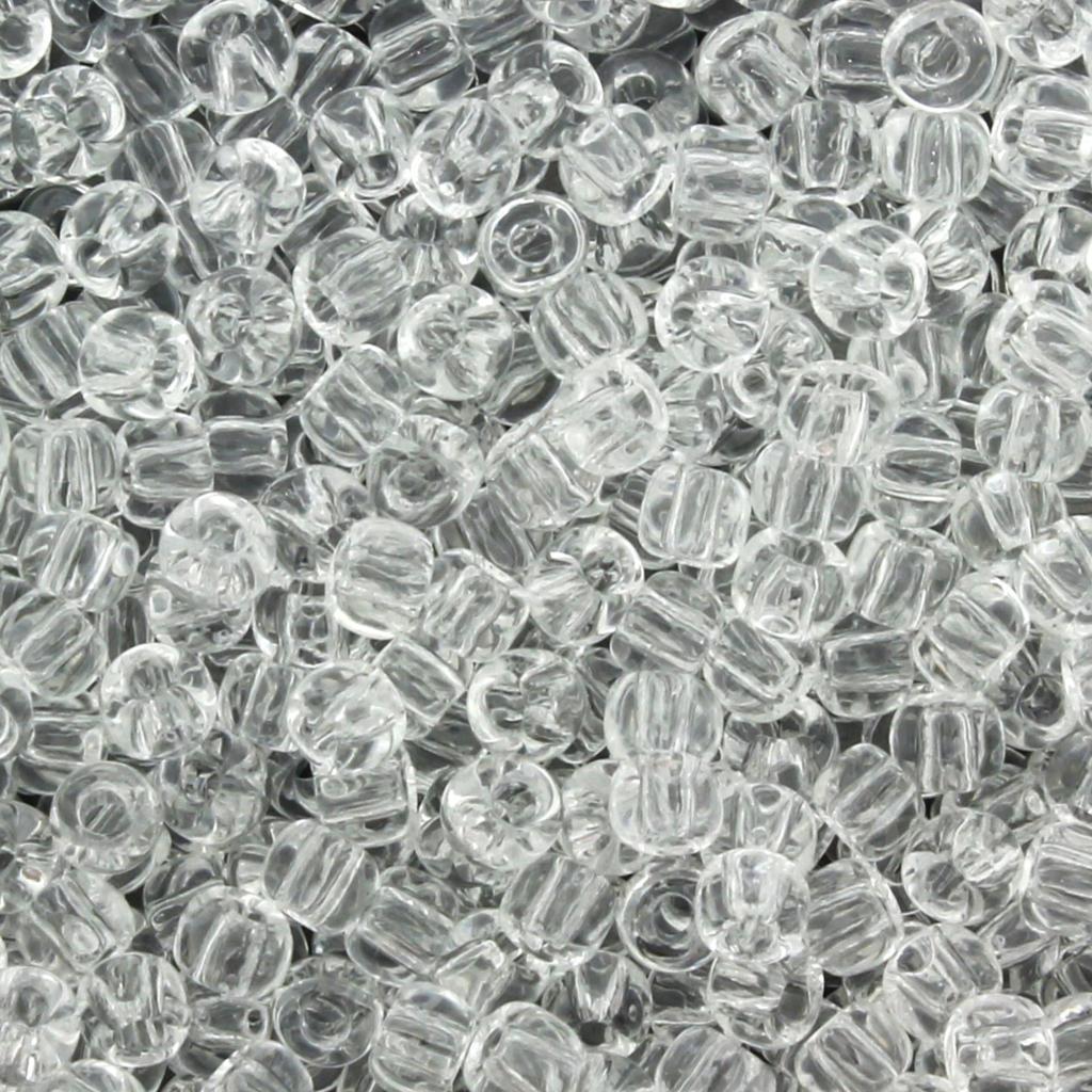 Toho Size 6 Seed Beads 10g - Transparent Crystal