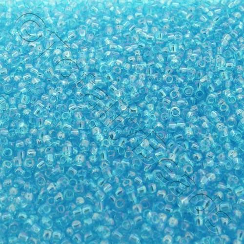 Toho Size 11 Seed Beads 10g - Trans Rainbow Aquamarine