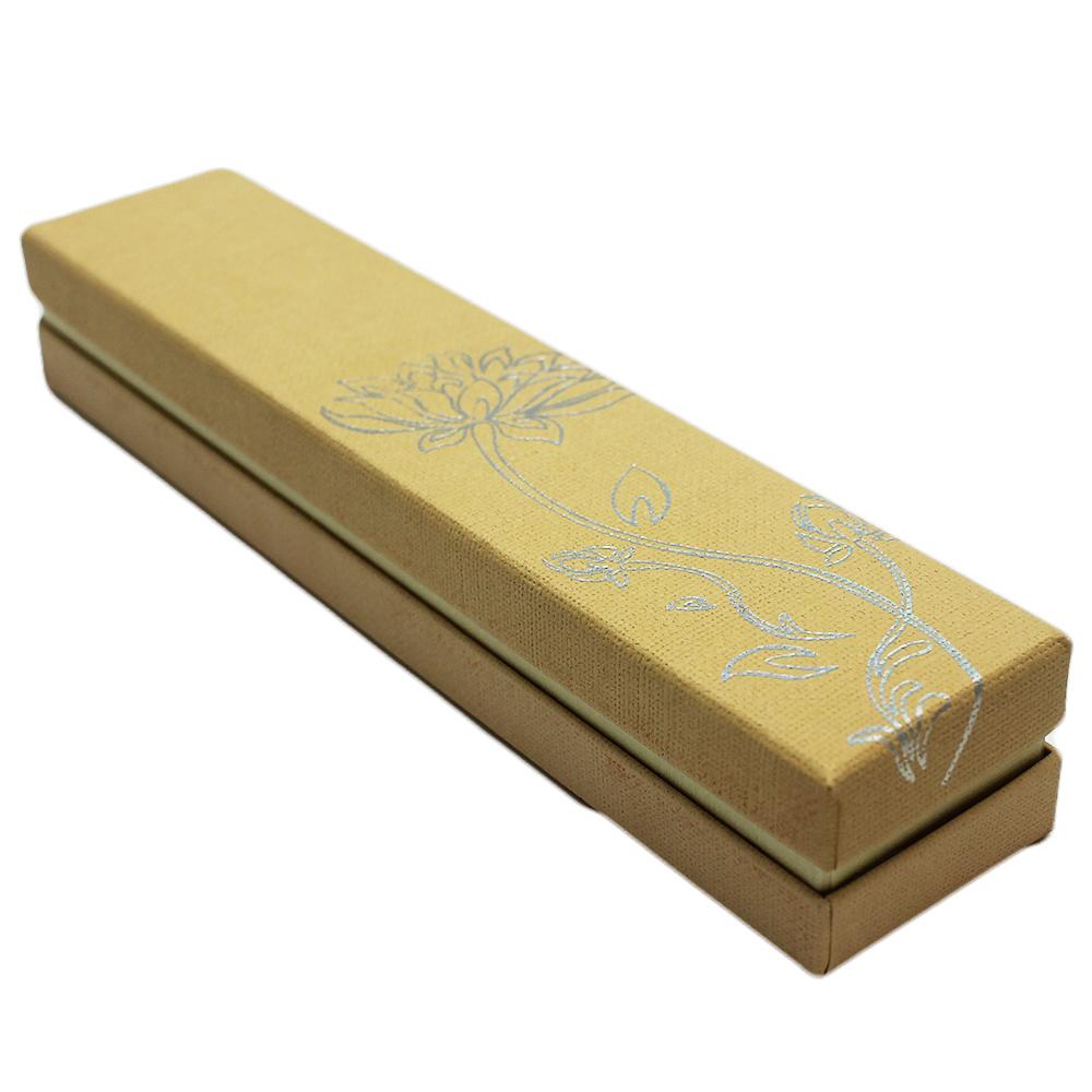 Jewellery Gift Box Long Rectangle - Cream Hologram