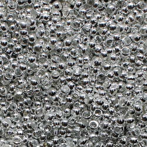 Crimp Beads 2mm 300pcs - Silver