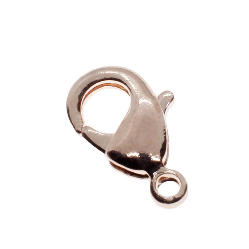 Lobster Clasp 12mm 10pcs - Rose Gold