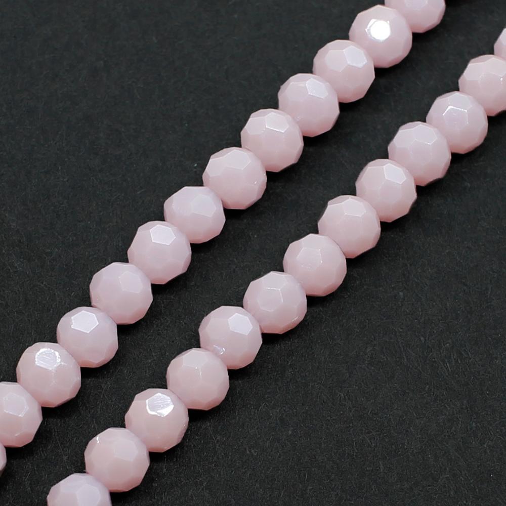 Crystal Round Beads  3mm - Lavender