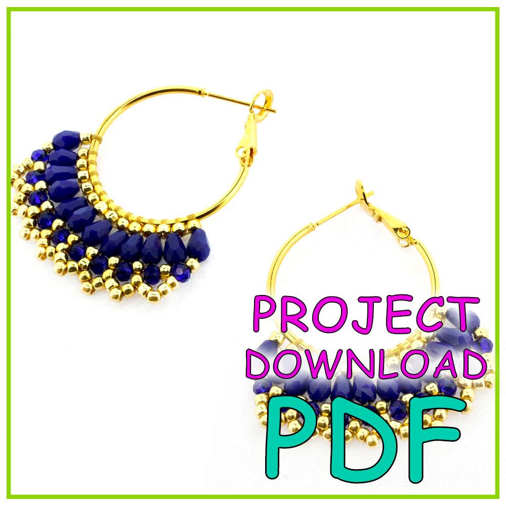 Brick Stitch Earrings - Download Instructions
