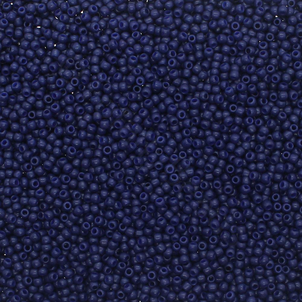 Toho Size 11 Seed Beads 10g - Glazed Navy Blue