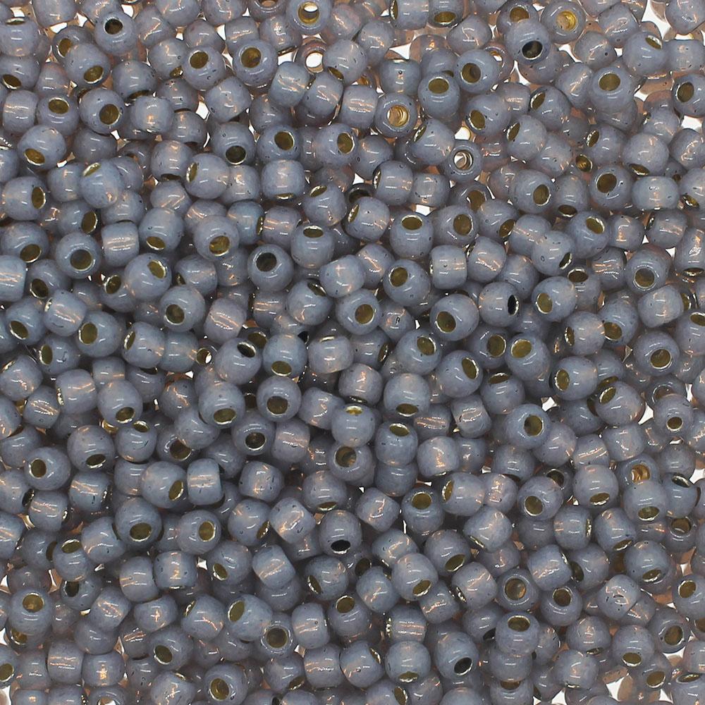 Toho Size 6 Seed Beads 10g - PF Silver Grey