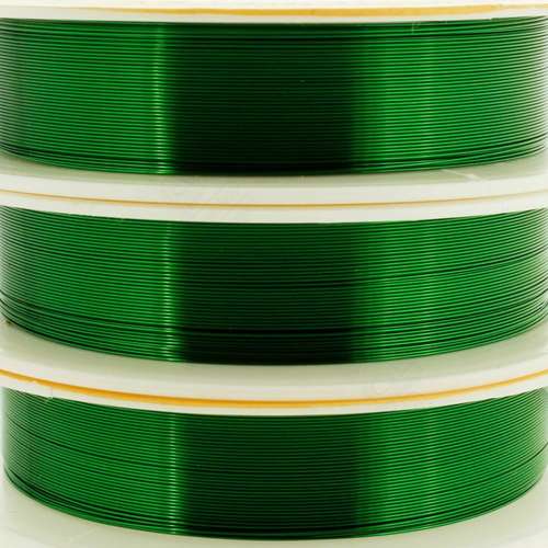 Beading Wire 0.5mm Green (8m)
