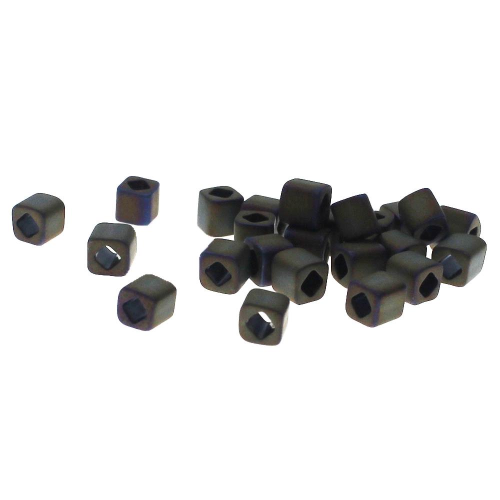Toho Cubes 4mm 10g - Matt Dark Copper