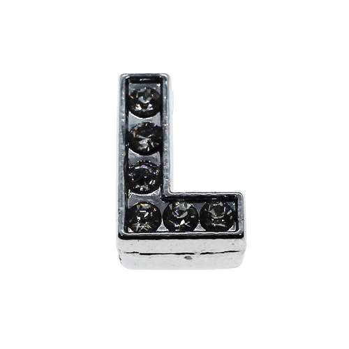 Slider Letter Bead - L