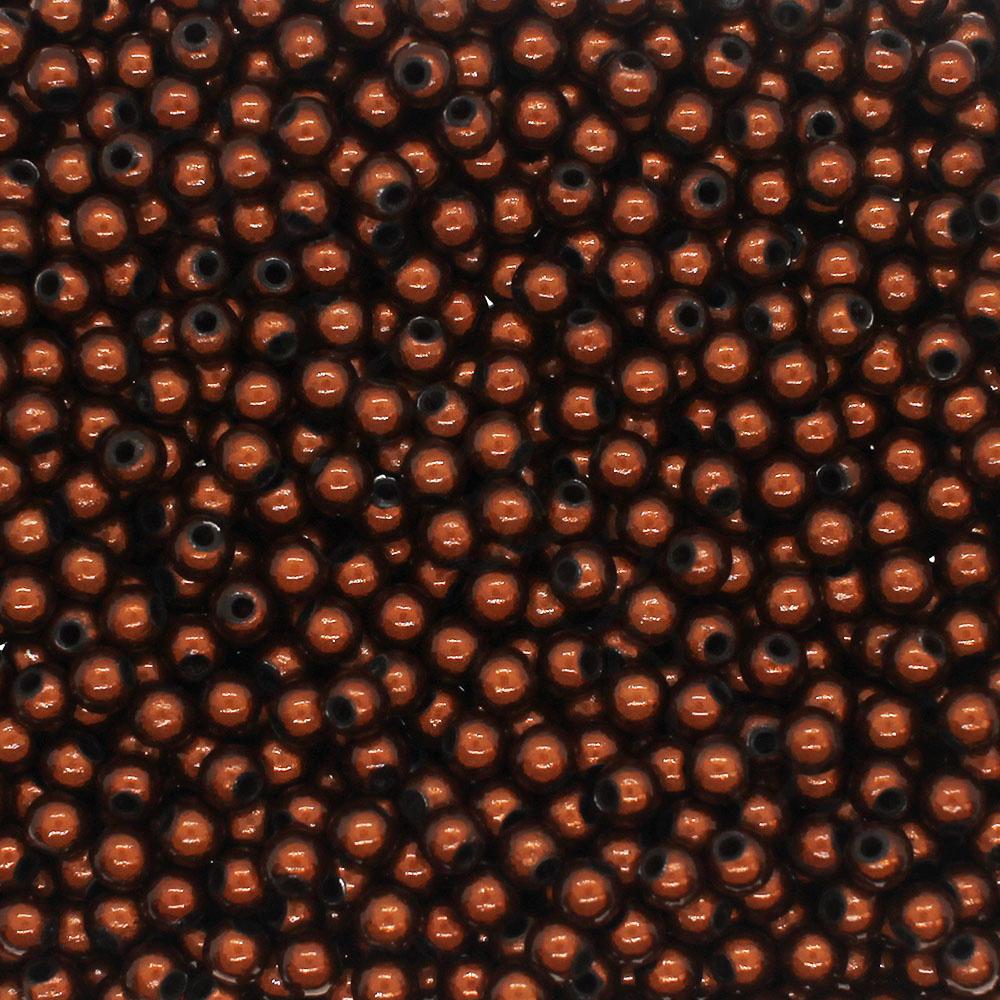 Miracle Beads - 4mm Round Dark Brown 120pcs