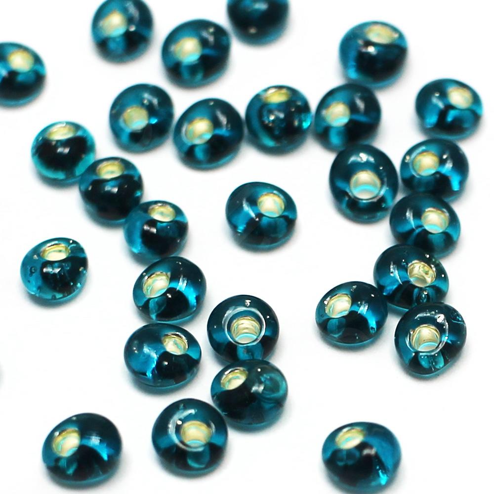 Toho Magatama Beads 3mm 10g - Silver Teal