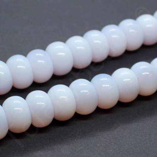 Opal Lilac Large Rondelle Beads - 17x10mm