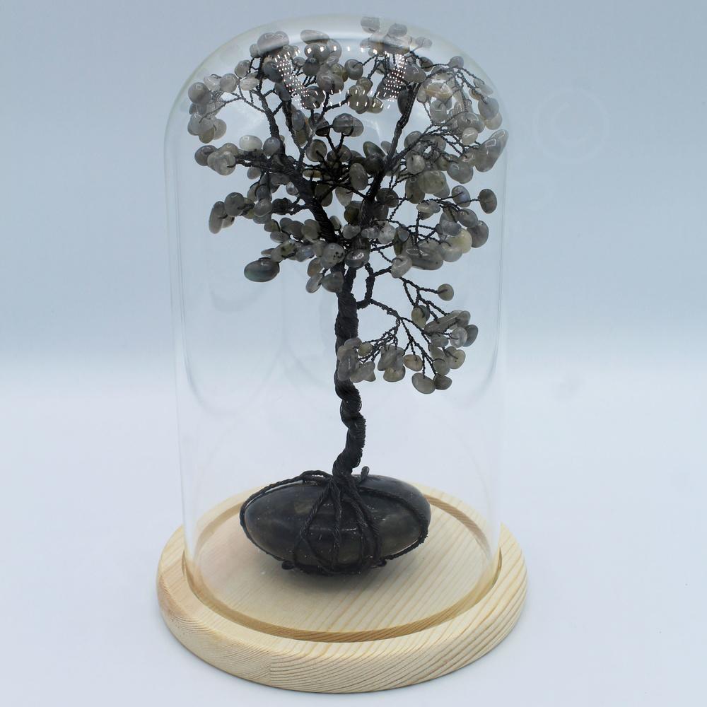 Gemstone Wire Tree with Stone - Labradorite