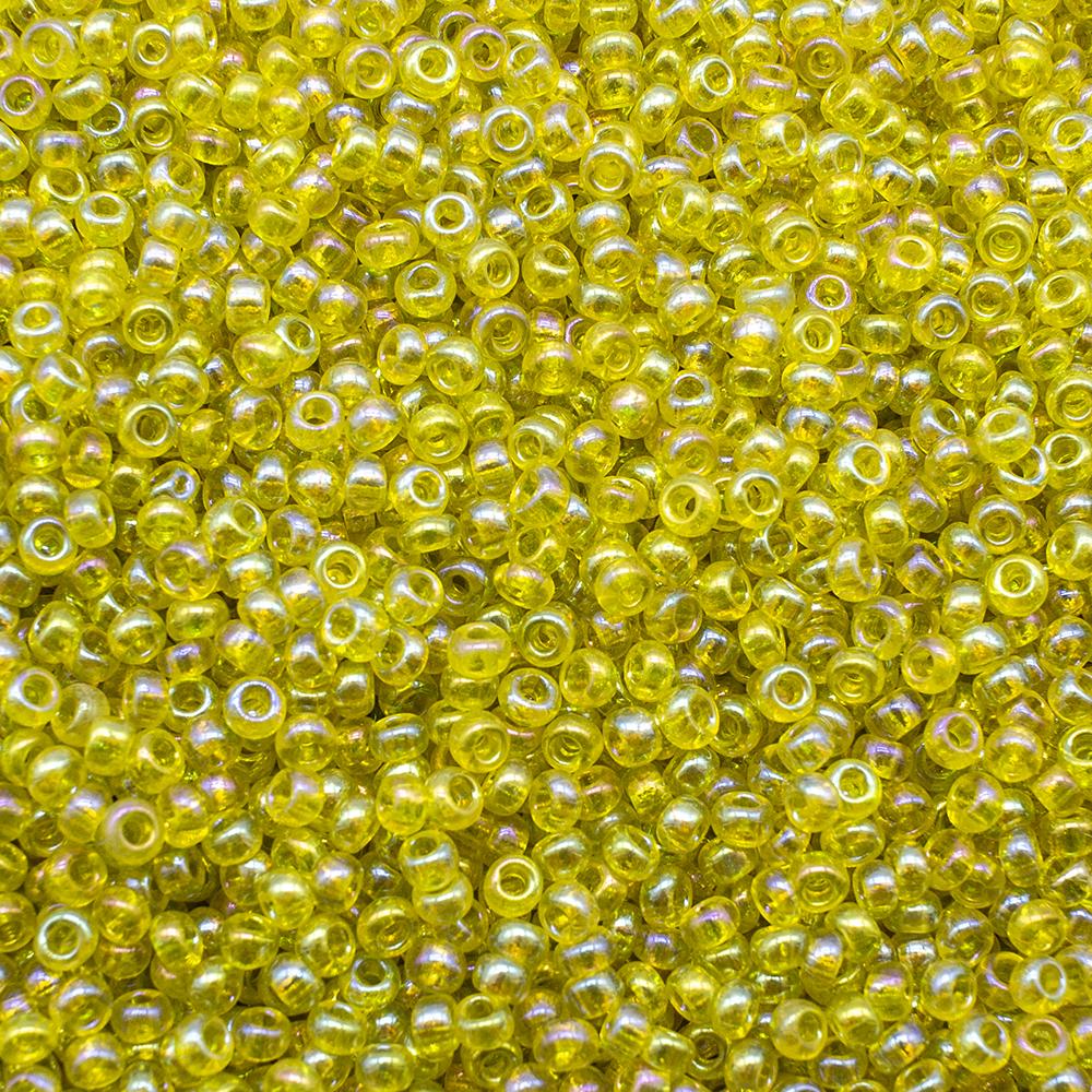 FGB Seed Beads Size 12 Trans Rainbow Danelion - 50g