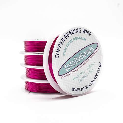 Copper Wire 0.4mm Pink (8m) CR