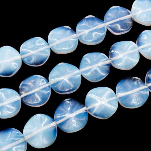 Opal Lilac Curved Disc - 20mm