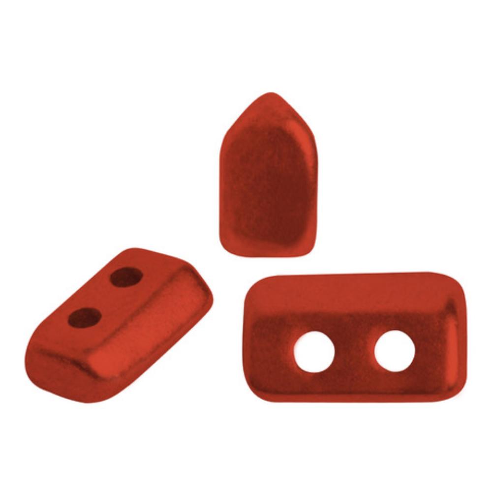 Piros Puca Beads 10g - Red Metallic Mat