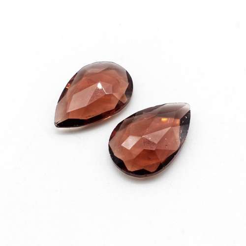 Glass Amethyst Large Drop 29x20mm