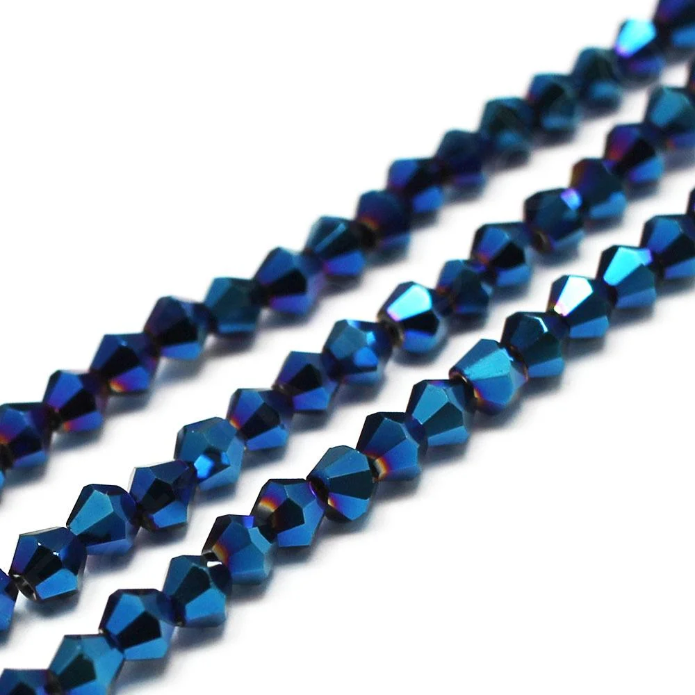 Value Crystal Bicone's - Blue Iris - 600 Beads