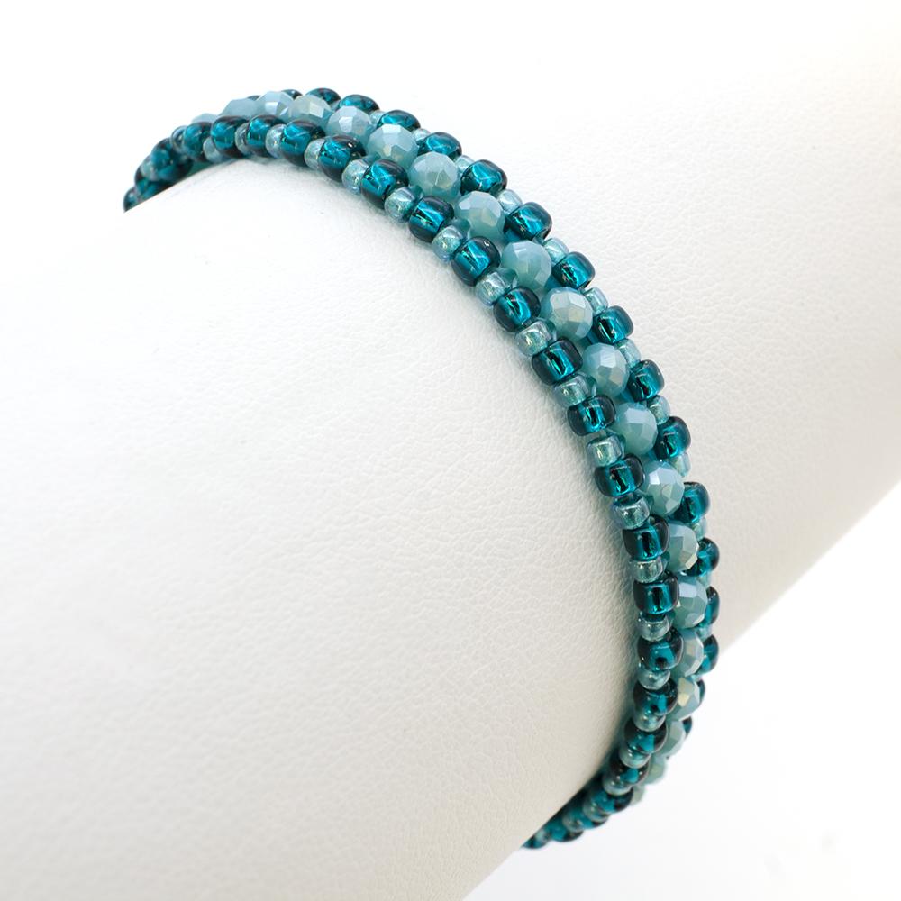 Lara Crystal Bracelets Kit - Turquoise