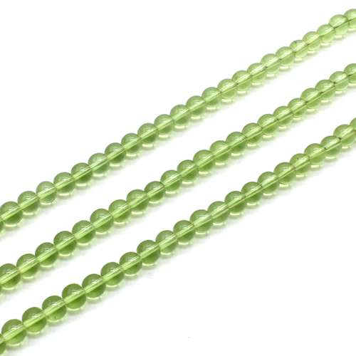 Glass round 6mm - Mint Green