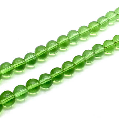 Glass round 12mm - Green
