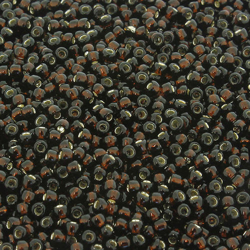 Toho Size 11 Seed Beads 10g - Silver Lined Root Beer