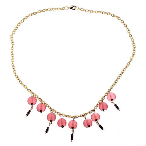 Cats Eye Jewellery Kit pink jewelry making kit — DIY set with beads and instructions for creating handmade jewelry
